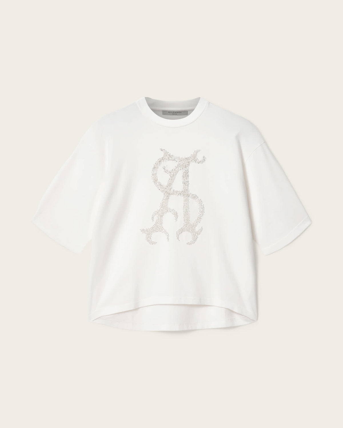 Reflex Amelie Embellished T-Shirt Optic White