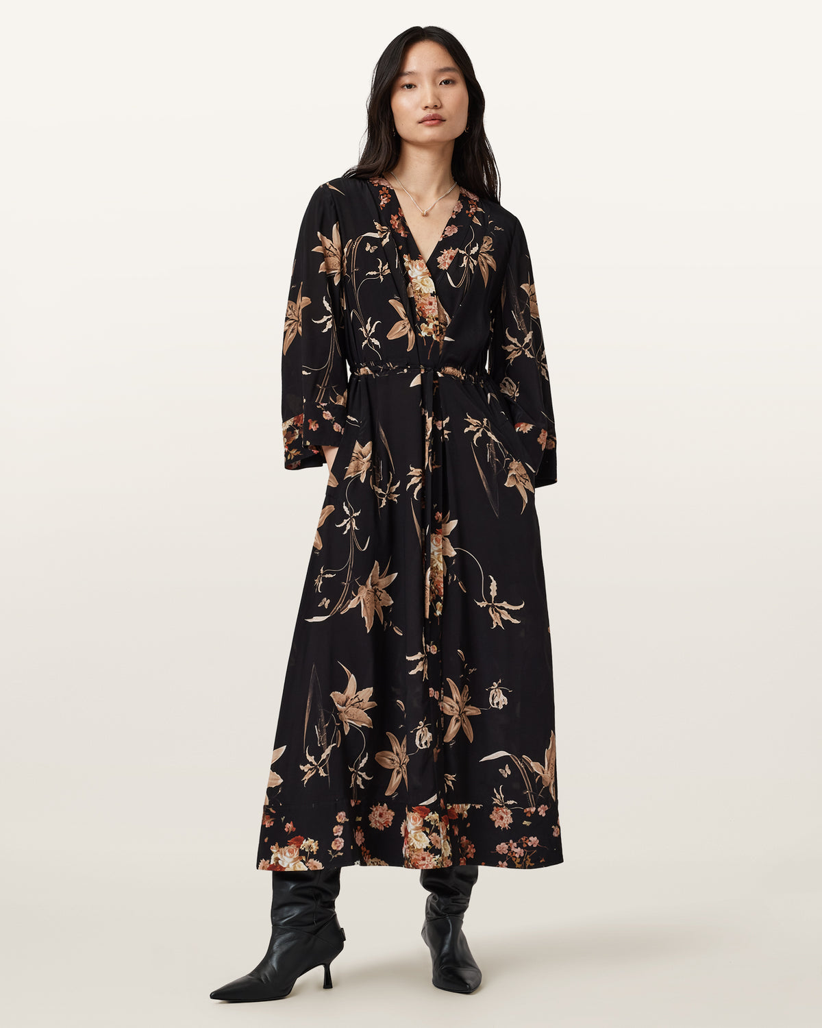 Diana Floral Wrap Dress