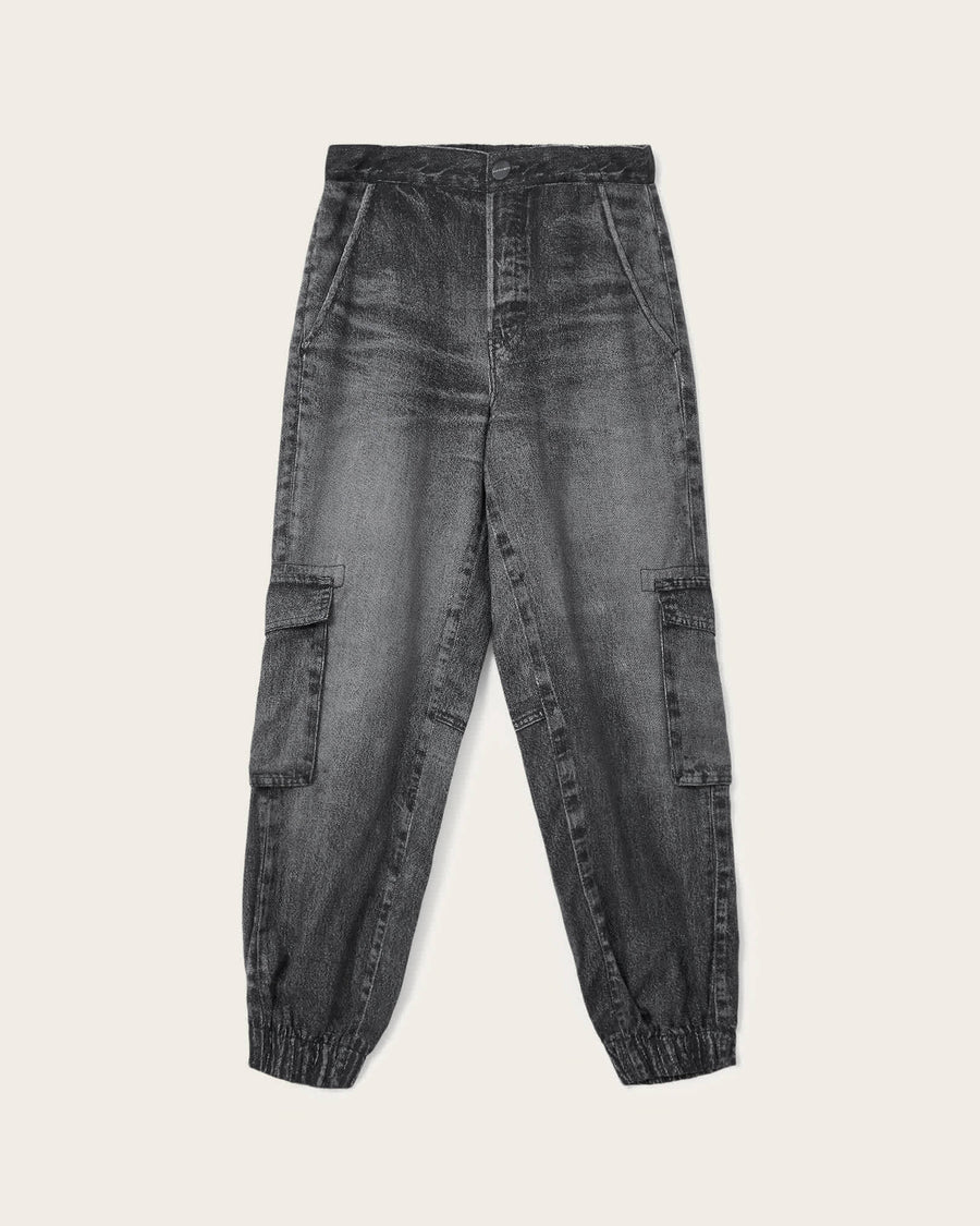 Selma Illusion Trousers ILLUSION BLACK