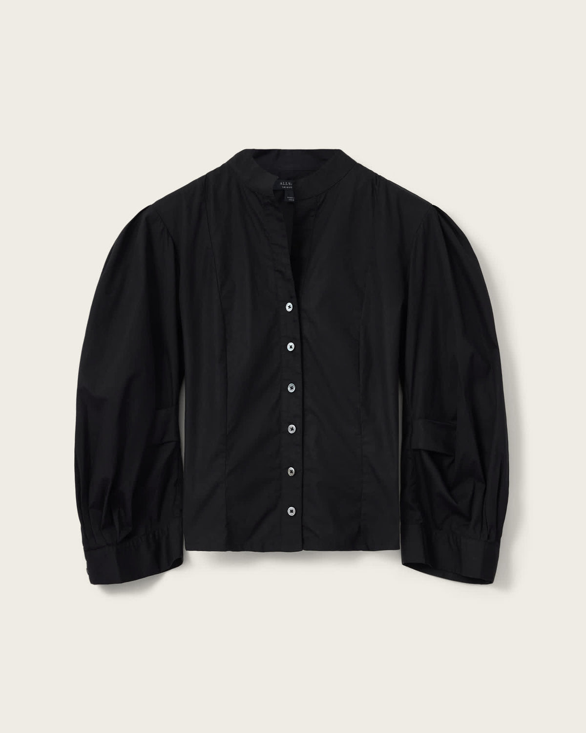 Maud Lace Up Shirt Black