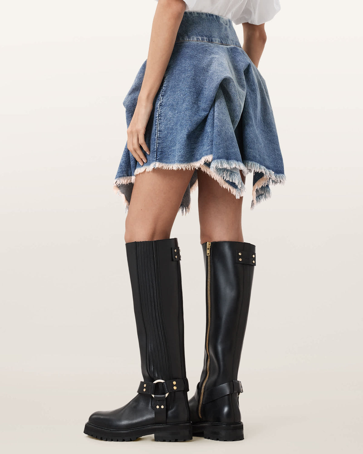 Crissy Denim Mini Skirt Vintage Indigo