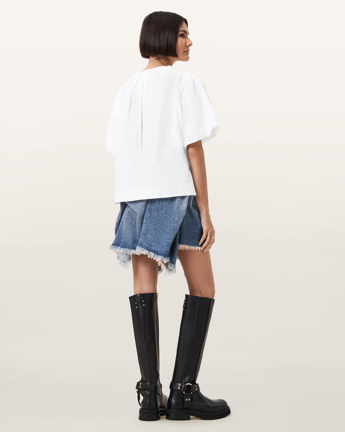 Crissy Denim Mini Skirt Vintage Indigo