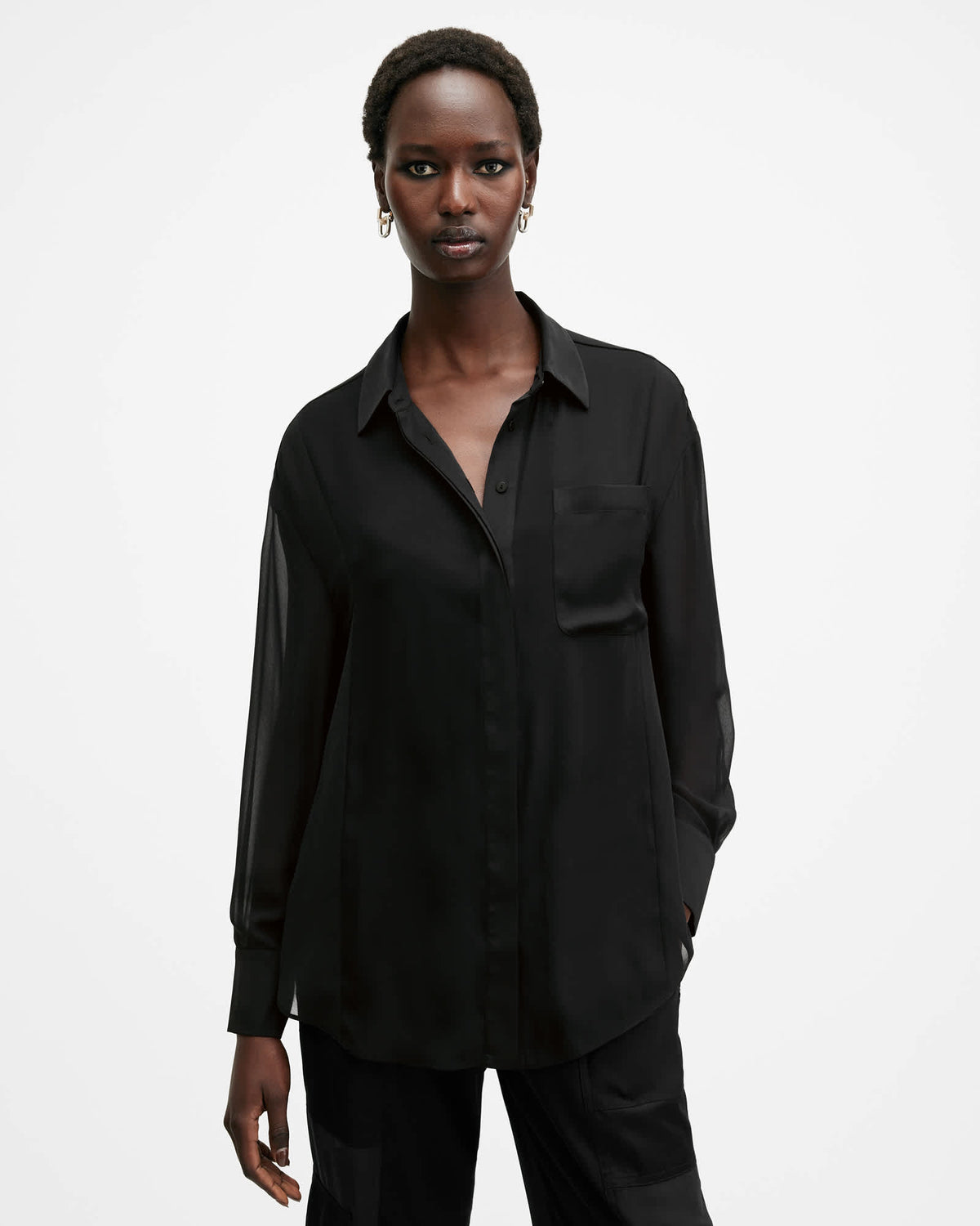 Jody Panelled Co-ord Set Black