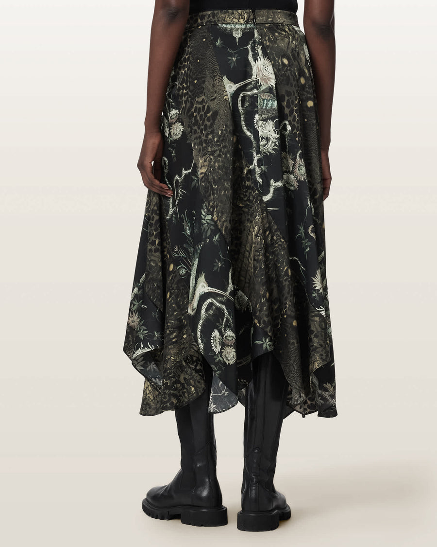 Arleen Panelled Maxi Skirt TARAVAO SOFT GREEN