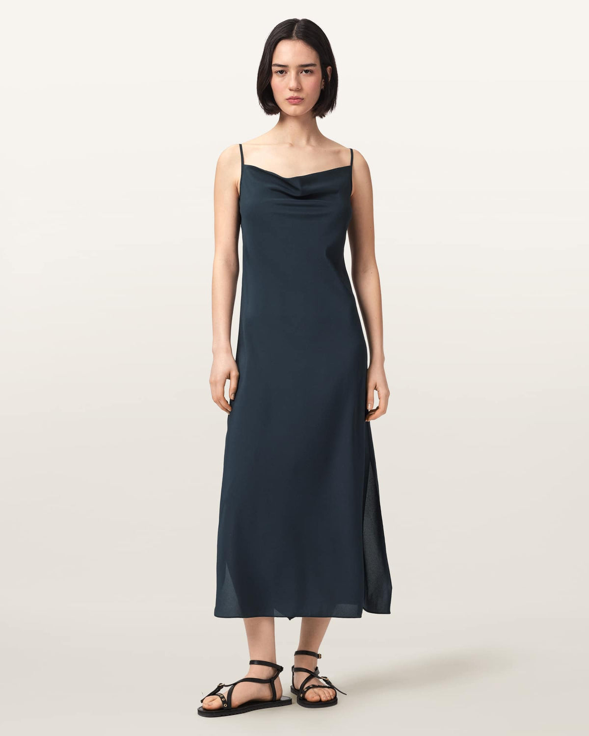 Hadley Slim Fit Midi Dress COLLEGIATE BLUE