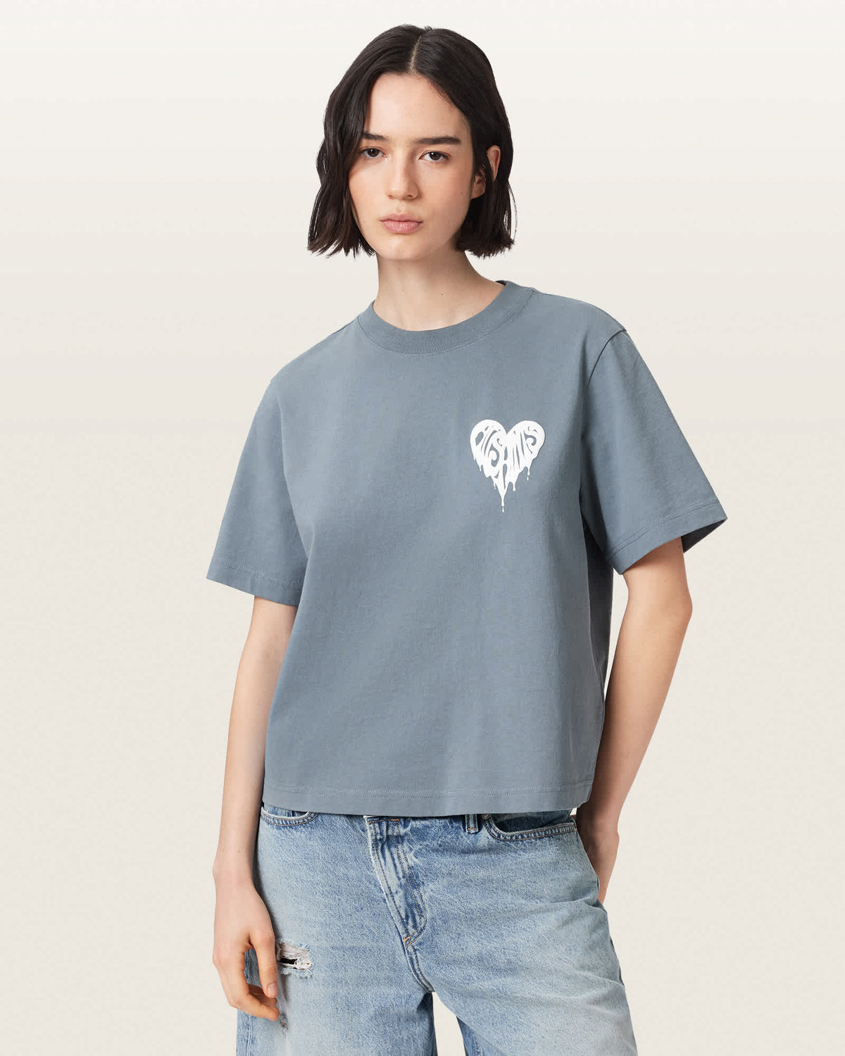 Lisa Trip Graphic Boxy T-Shirt LUNAR BLUE