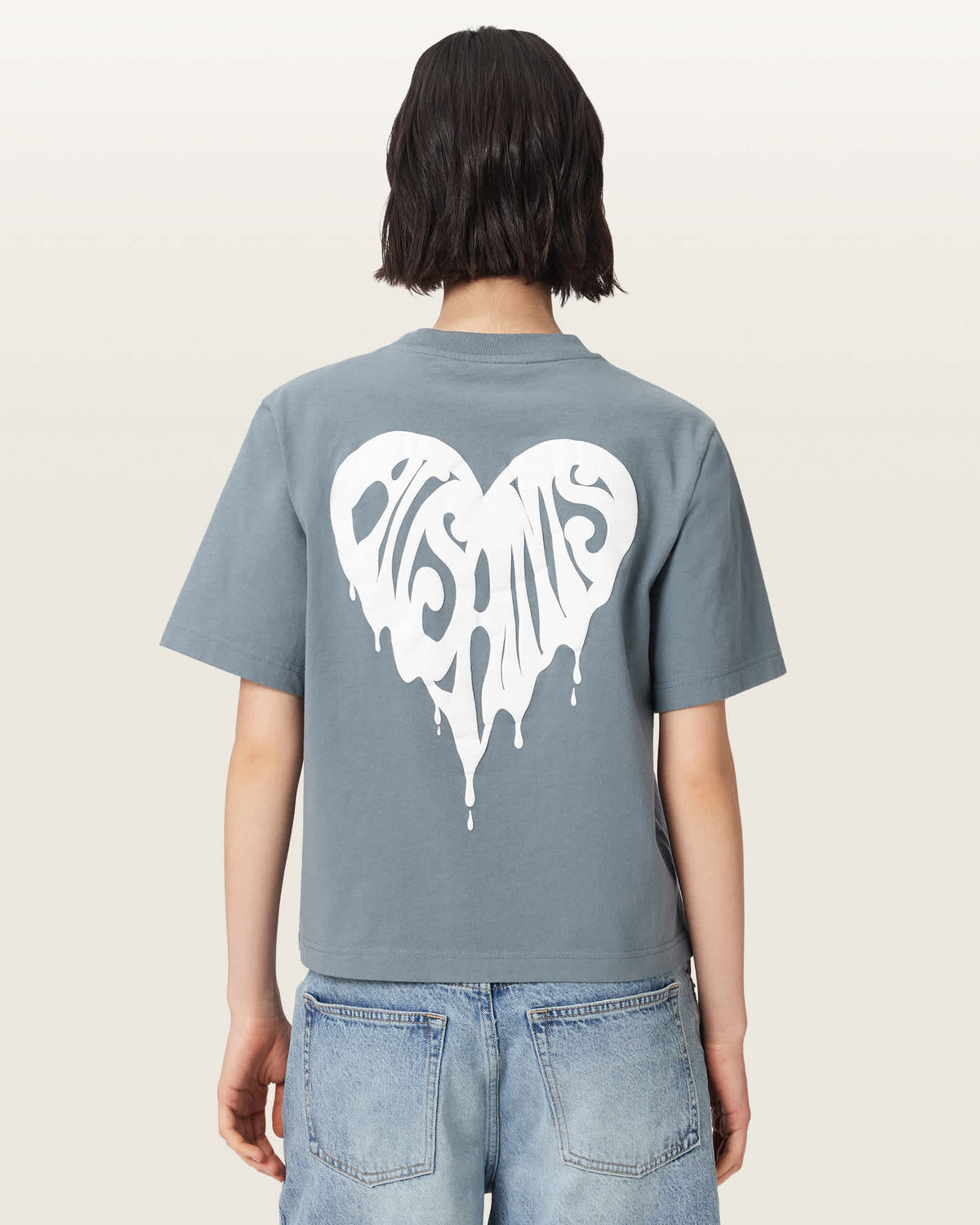 Lisa Trip Graphic Boxy T-Shirt LUNAR BLUE