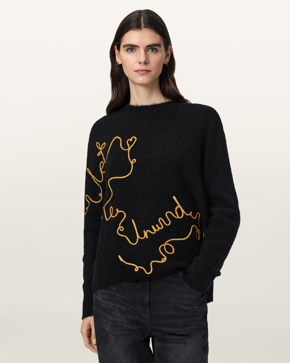 Unwind Relaxed Alpaca Blend Jumper