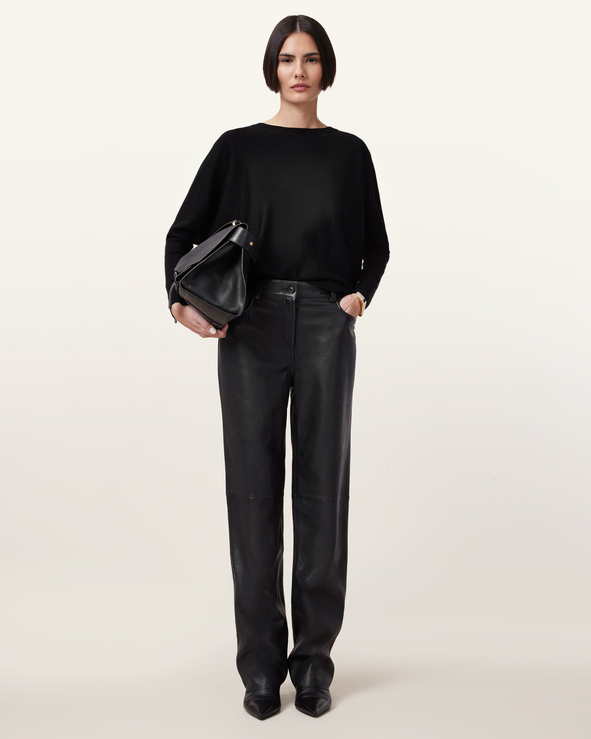Julieana Wrap Merino Wool Jumper