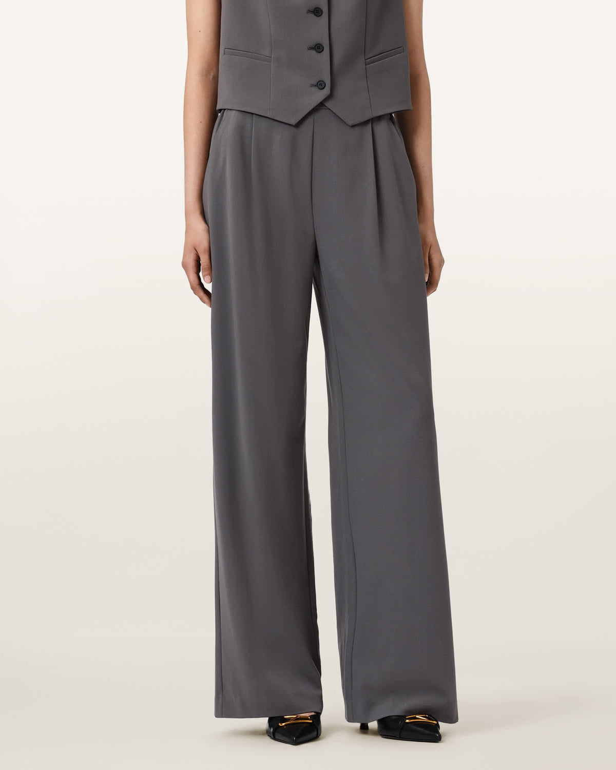 Aleida Lightweight Trousers DARK GULL GREY