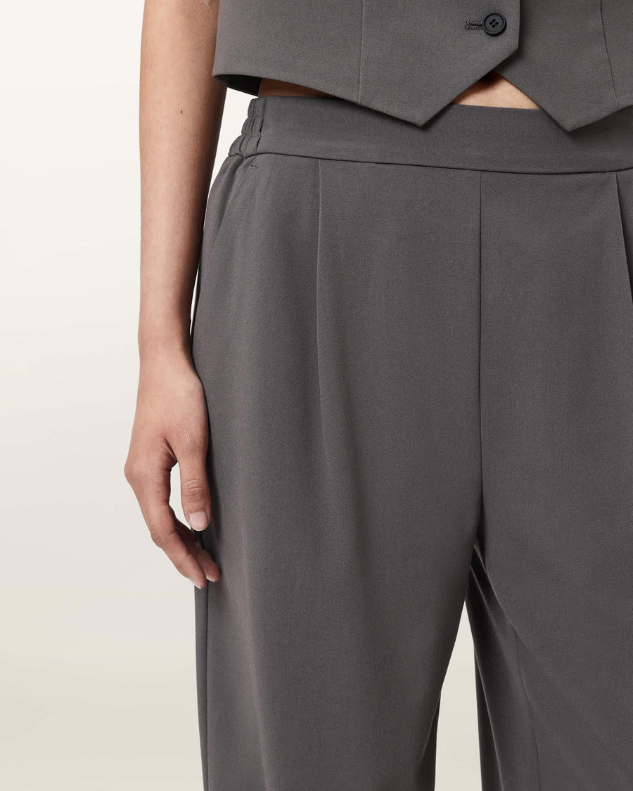 Aleida Lightweight Trousers DARK GULL GREY