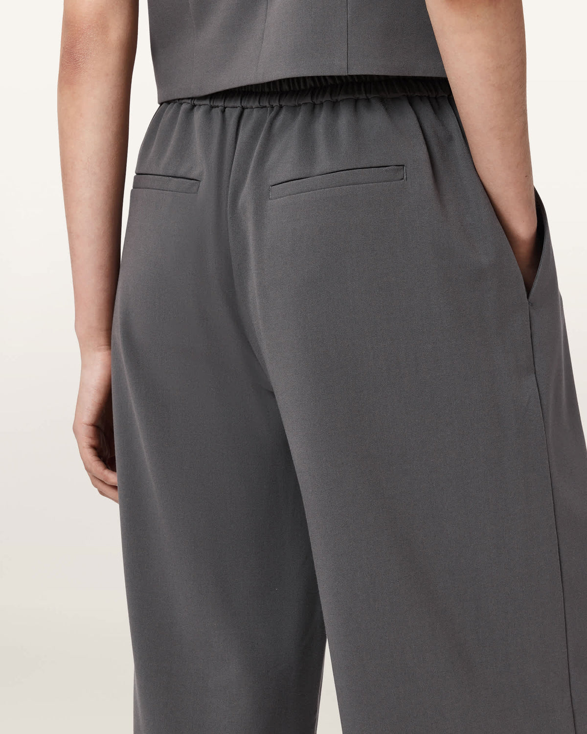 Aleida Lightweight Trousers DARK GULL GREY