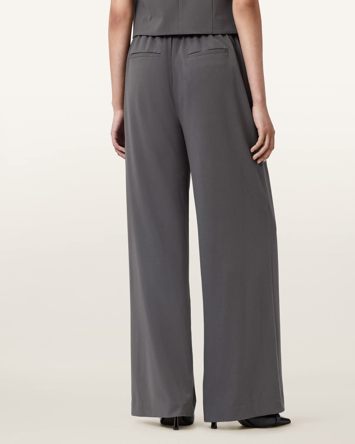Aleida Lightweight Trousers DARK GULL GREY