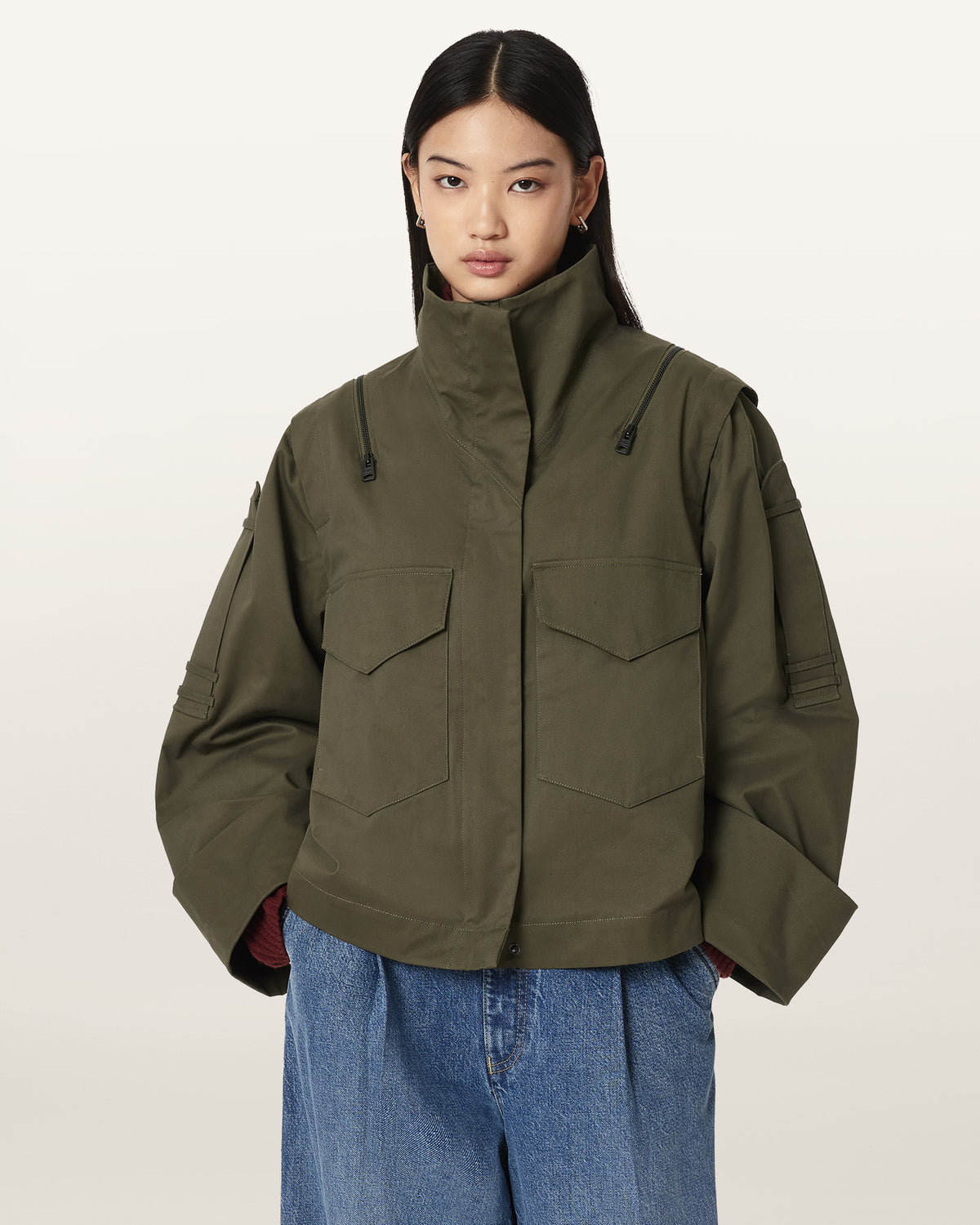 Leighton Cotton Utility Jacket
