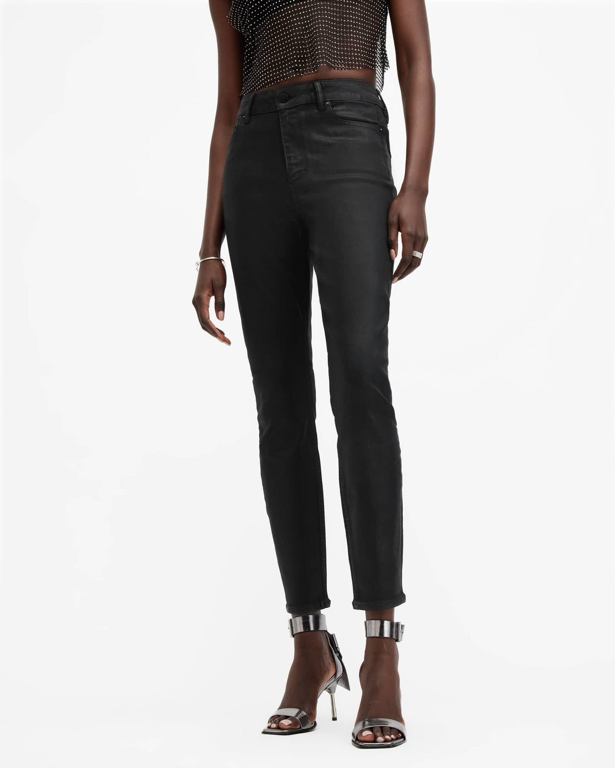 JEANS W045EB Coated Black