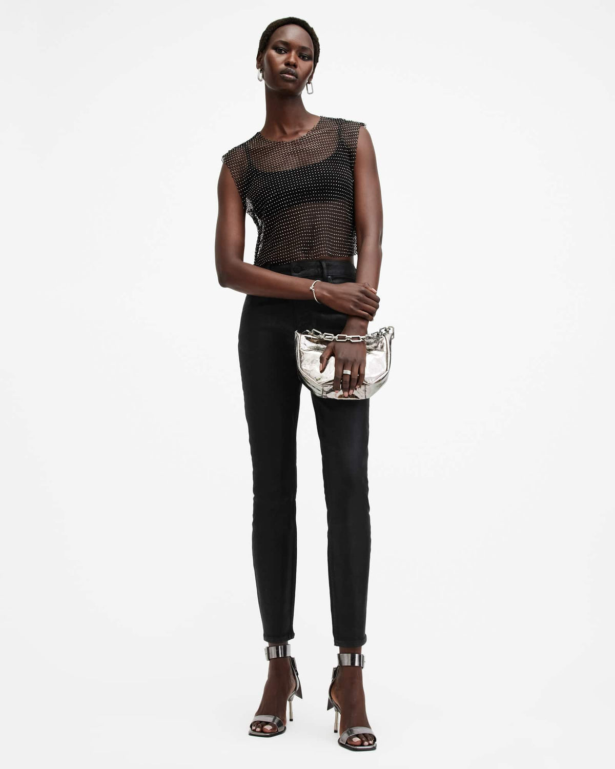 JEANS W045EB Coated Black