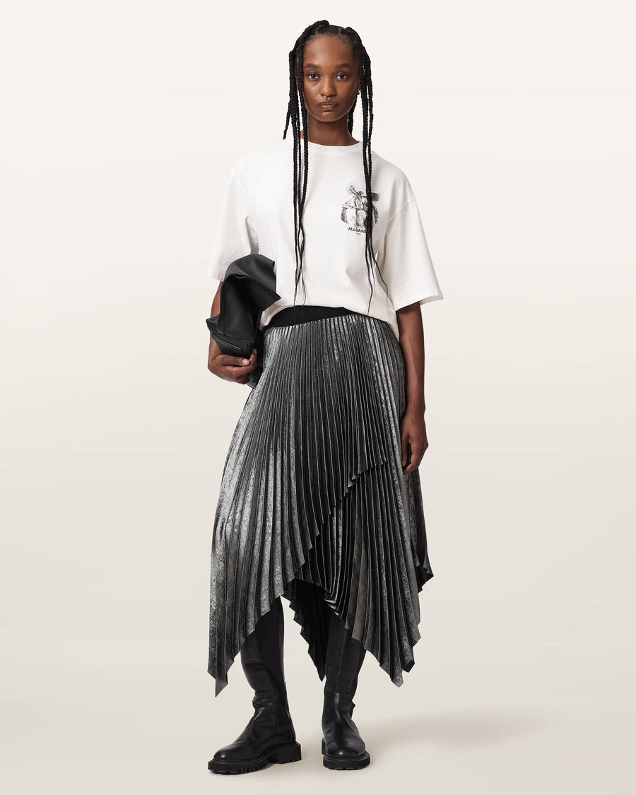Seraph Amelie Oversized Graphic T-Shirt Chalk White