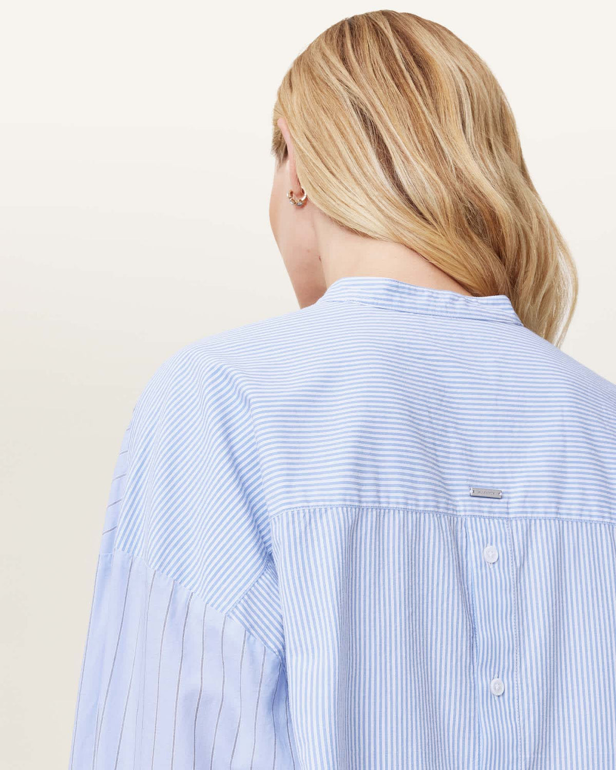 Ana Striped Shirt PASTEL BLUE