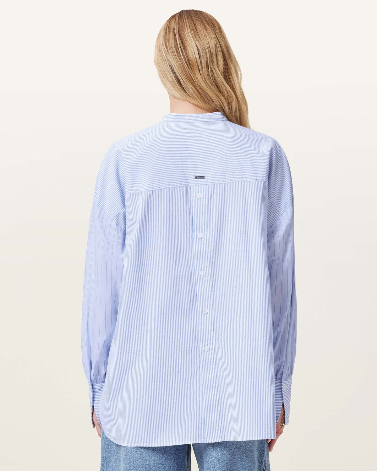 Ana Striped Shirt PASTEL BLUE