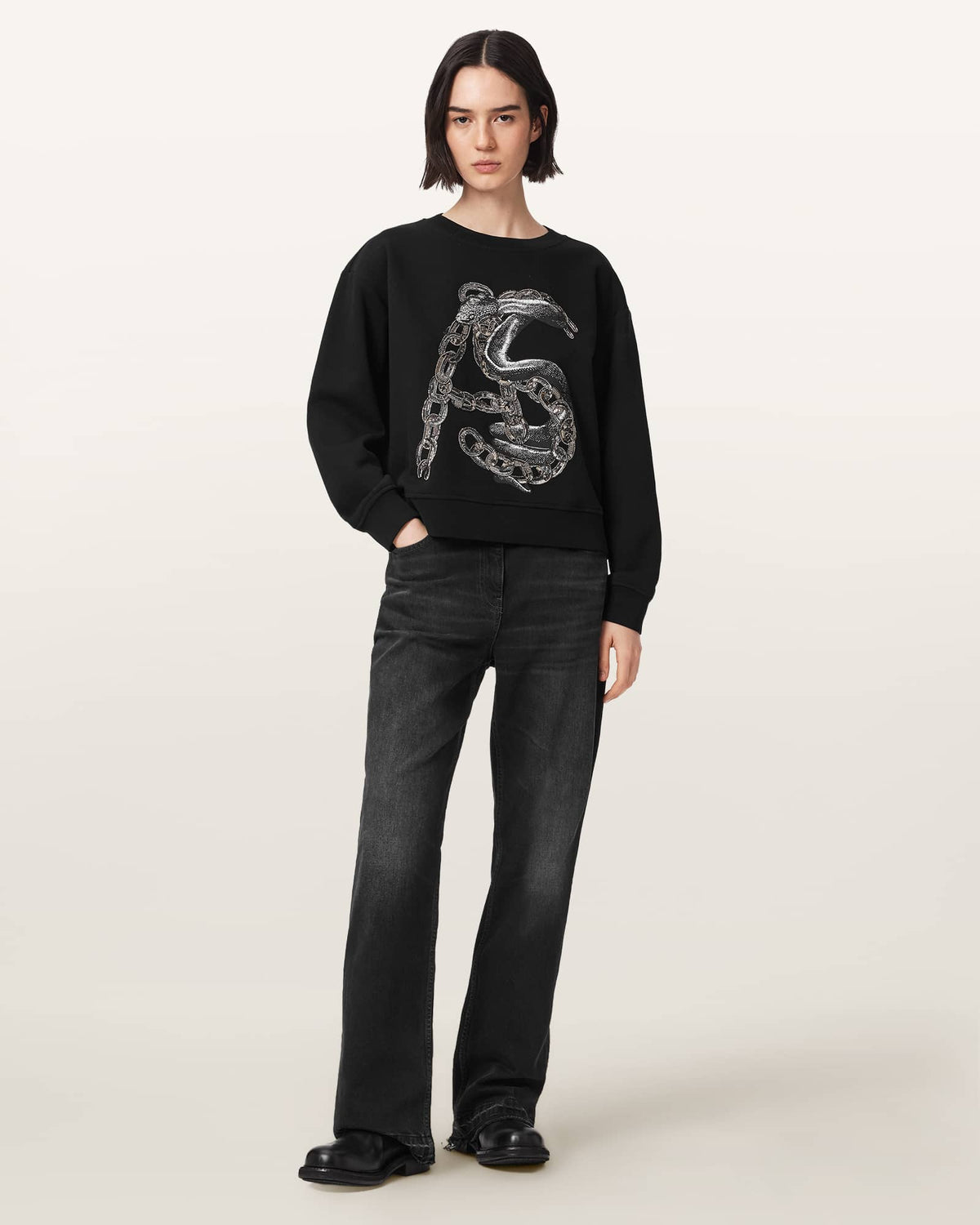 SWEATER W050JF Black