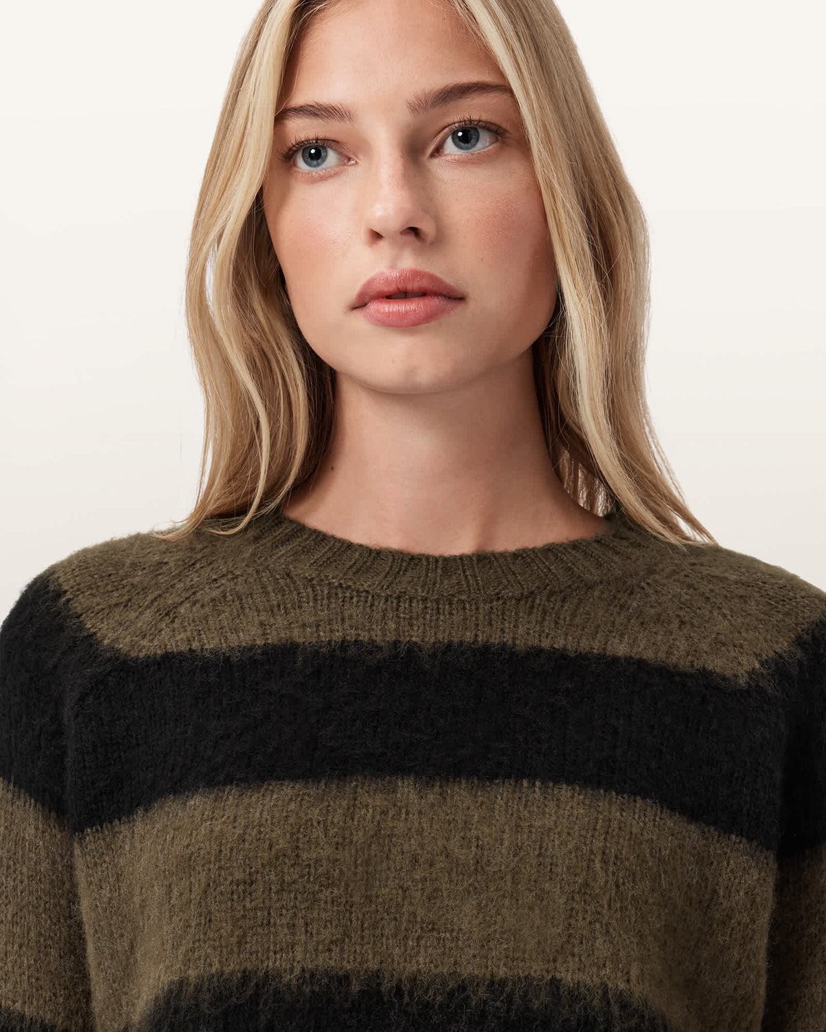 Lou Striped Jumper Black/Green