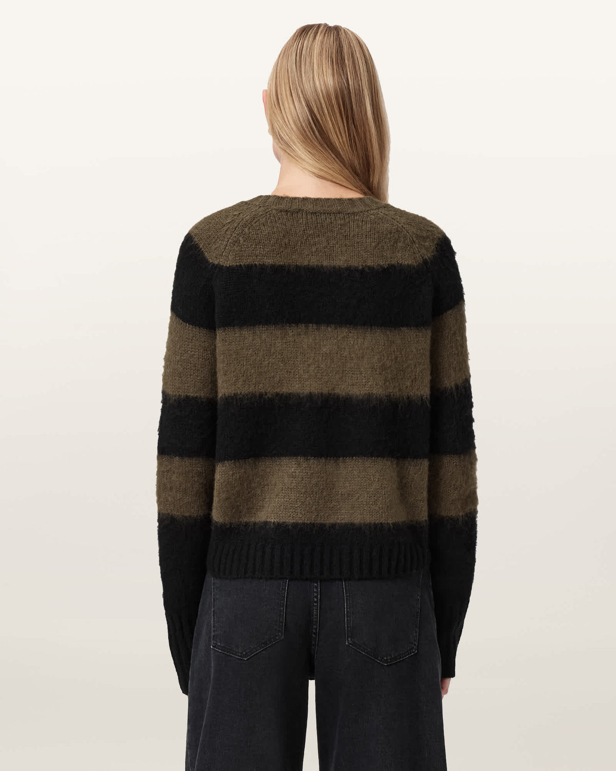 Lou Striped Jumper Black/Green