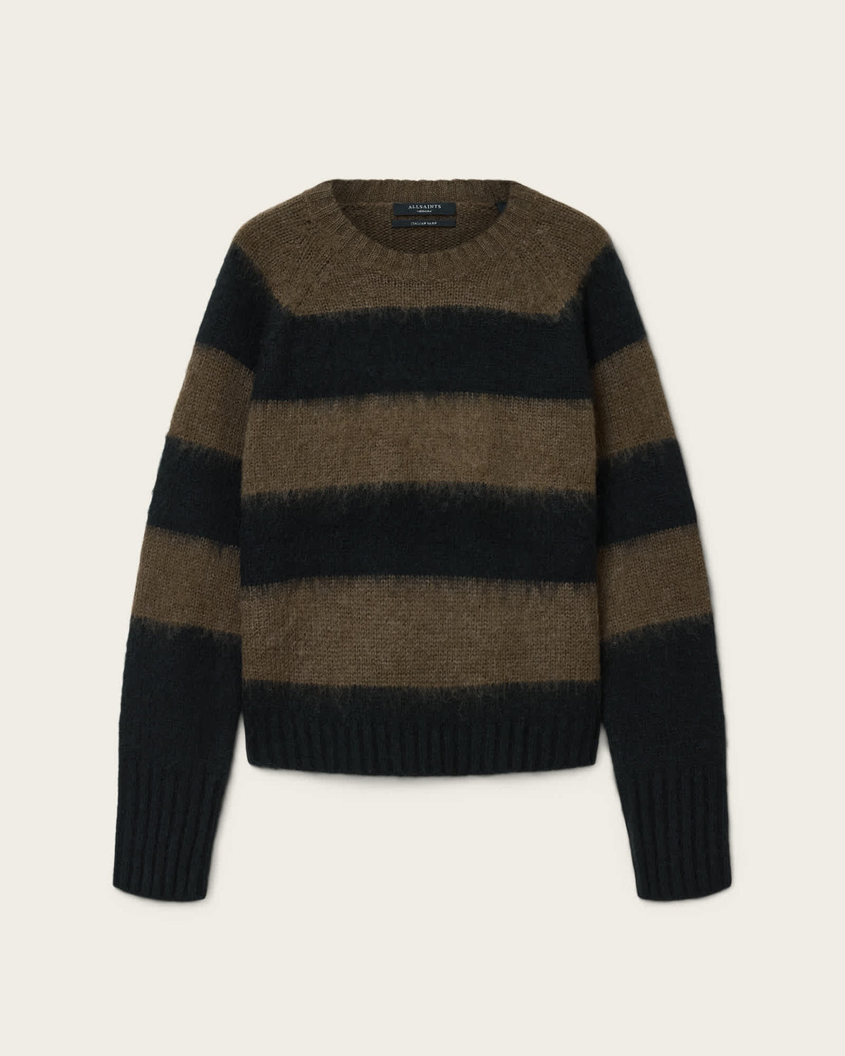 Lou Striped Jumper Black/Green