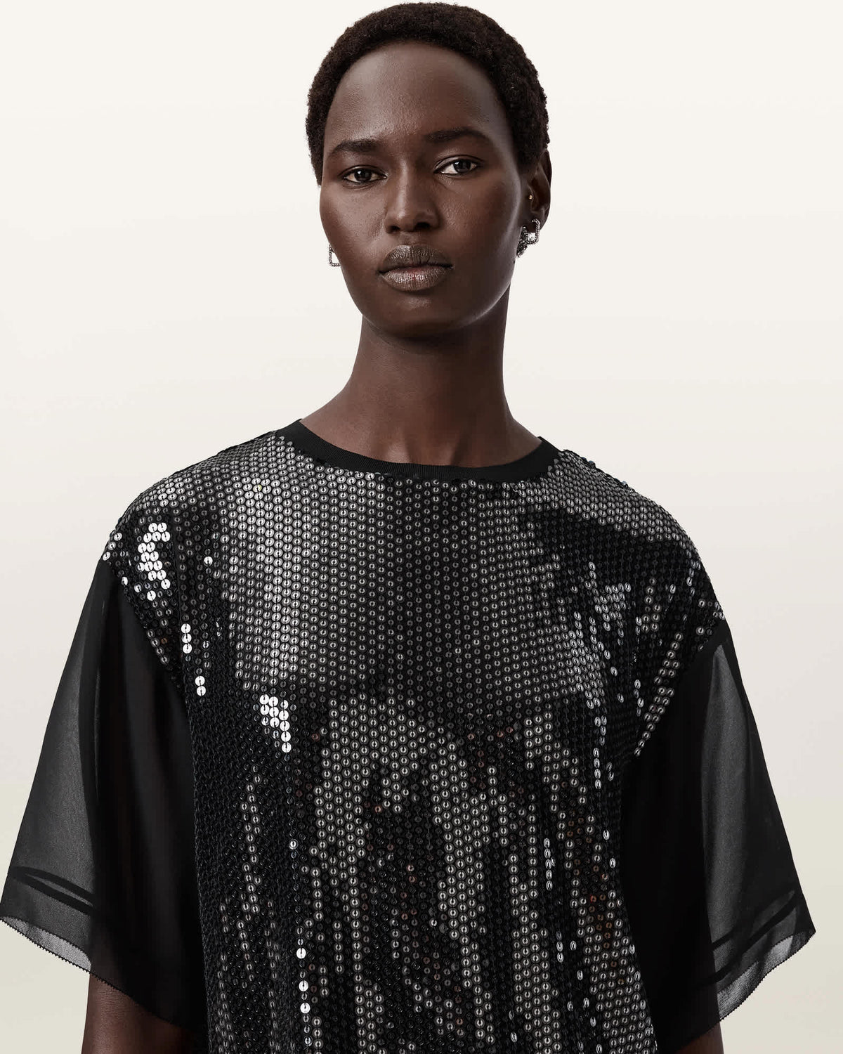 Fonsie Embellished T-Shirt Black