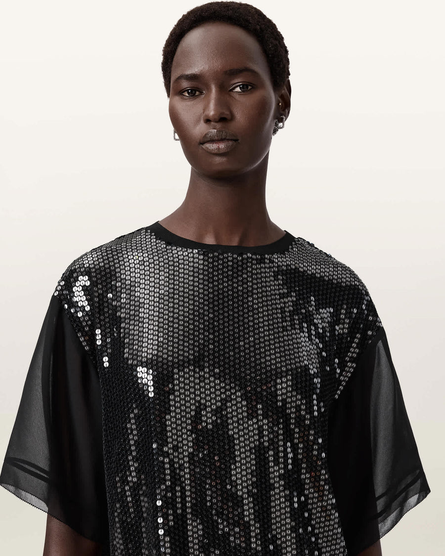Fonsie Embellished T-Shirt Black