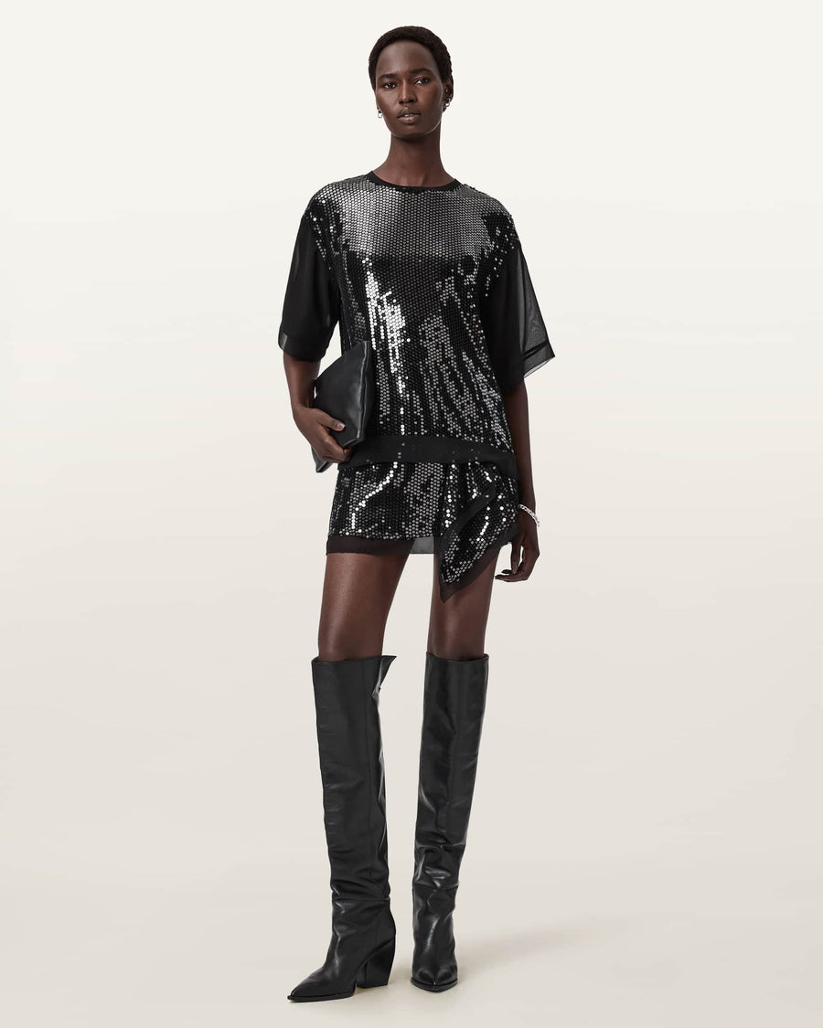 Fonsie Embellished T-Shirt Black