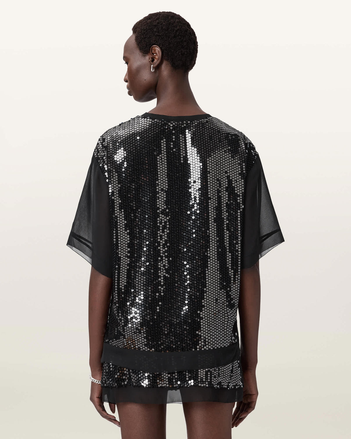 Fonsie Embellished T-Shirt Black