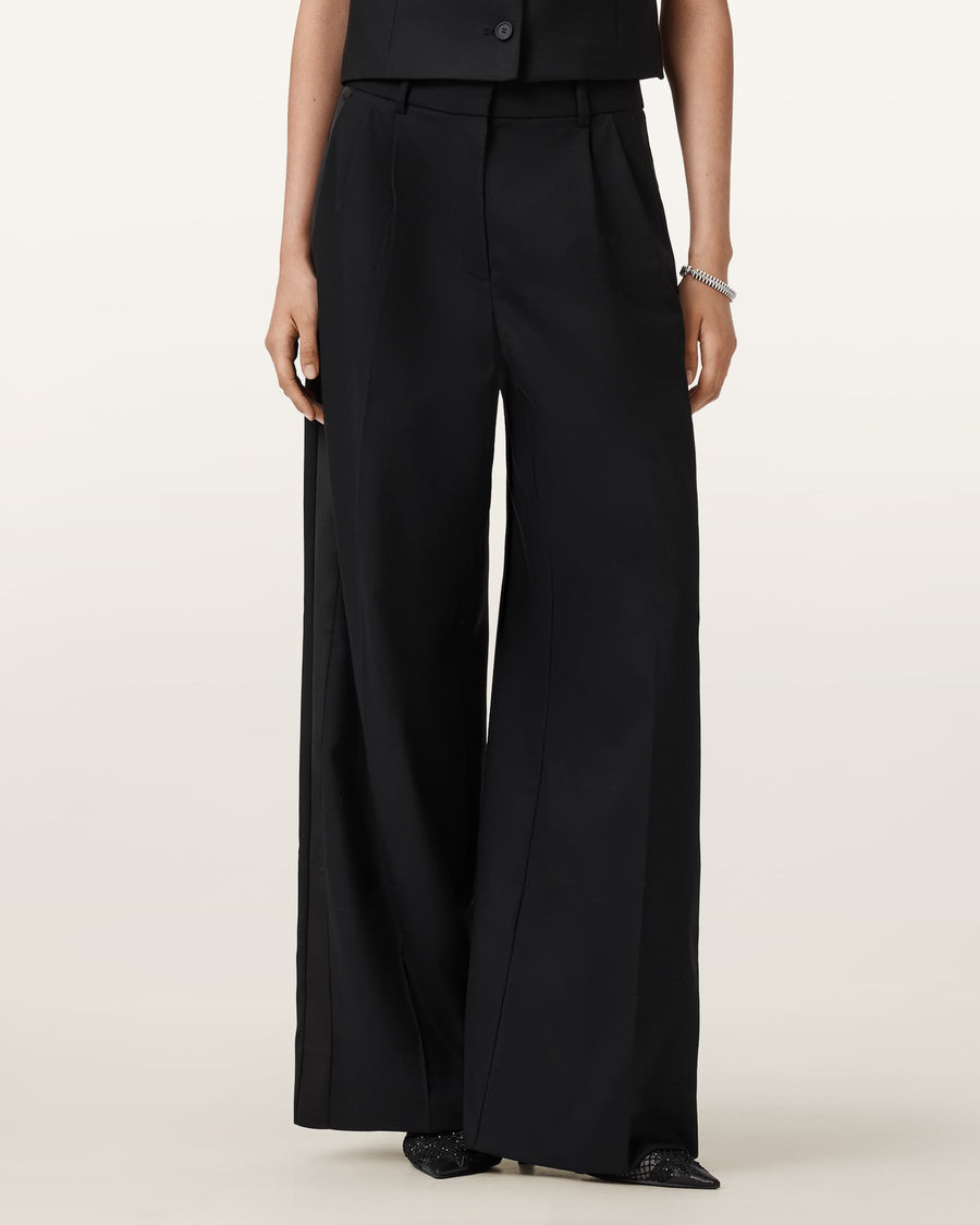 Noa Wide Leg Trousers Black