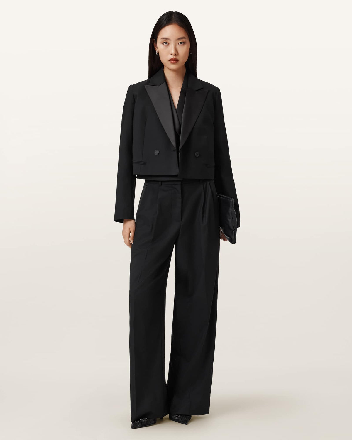 Noa Wide Leg Trousers Black