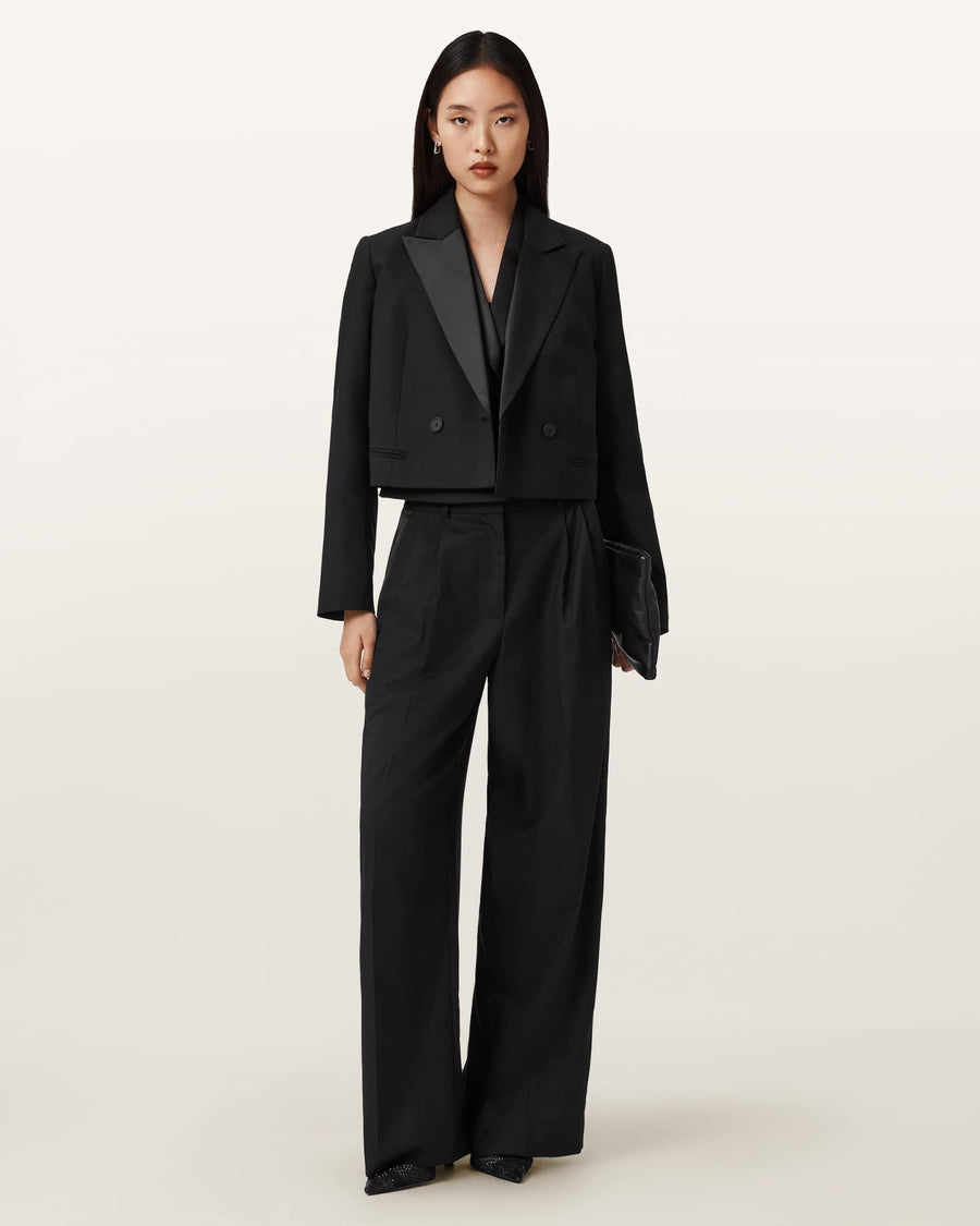 Noa Wide Leg Trousers Black