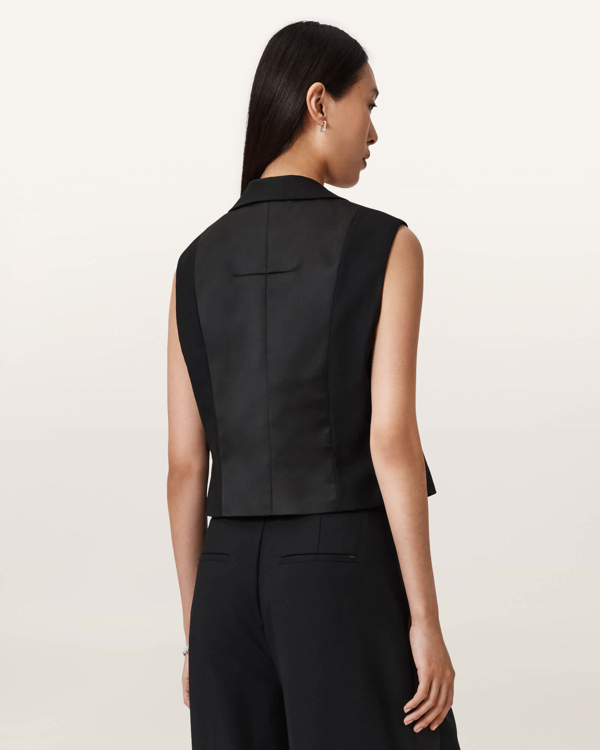 Noa Single Breasted Waistcoat Black