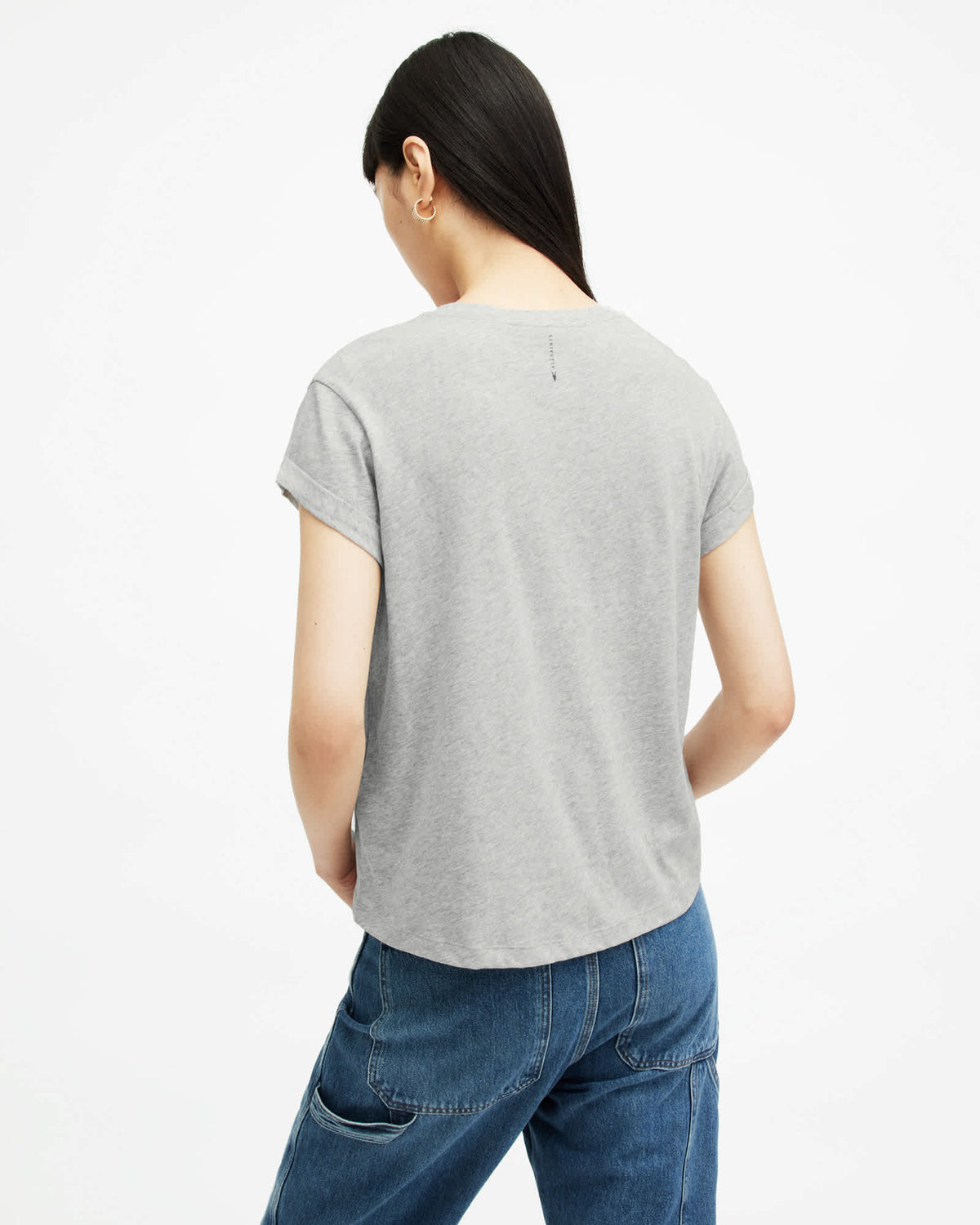 ANNA TEE Grey Marl