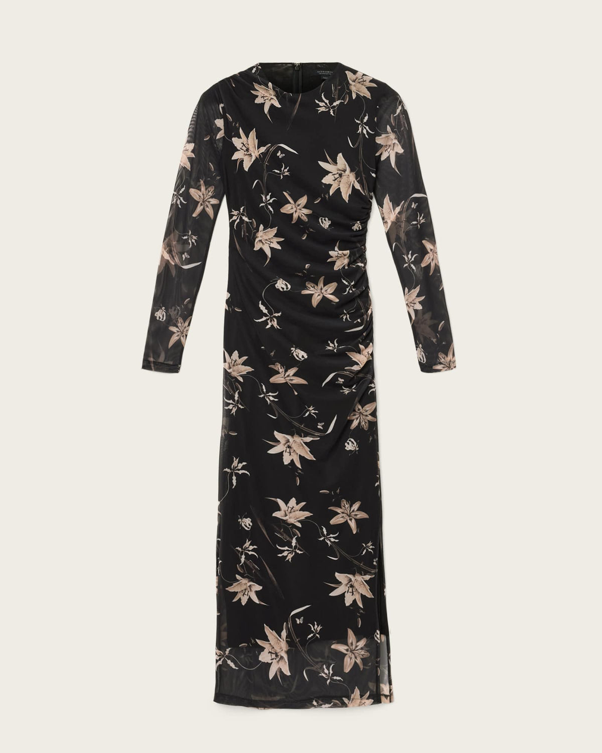 Caia Mesh Maxi Dress PETRA SEPIA BROWN