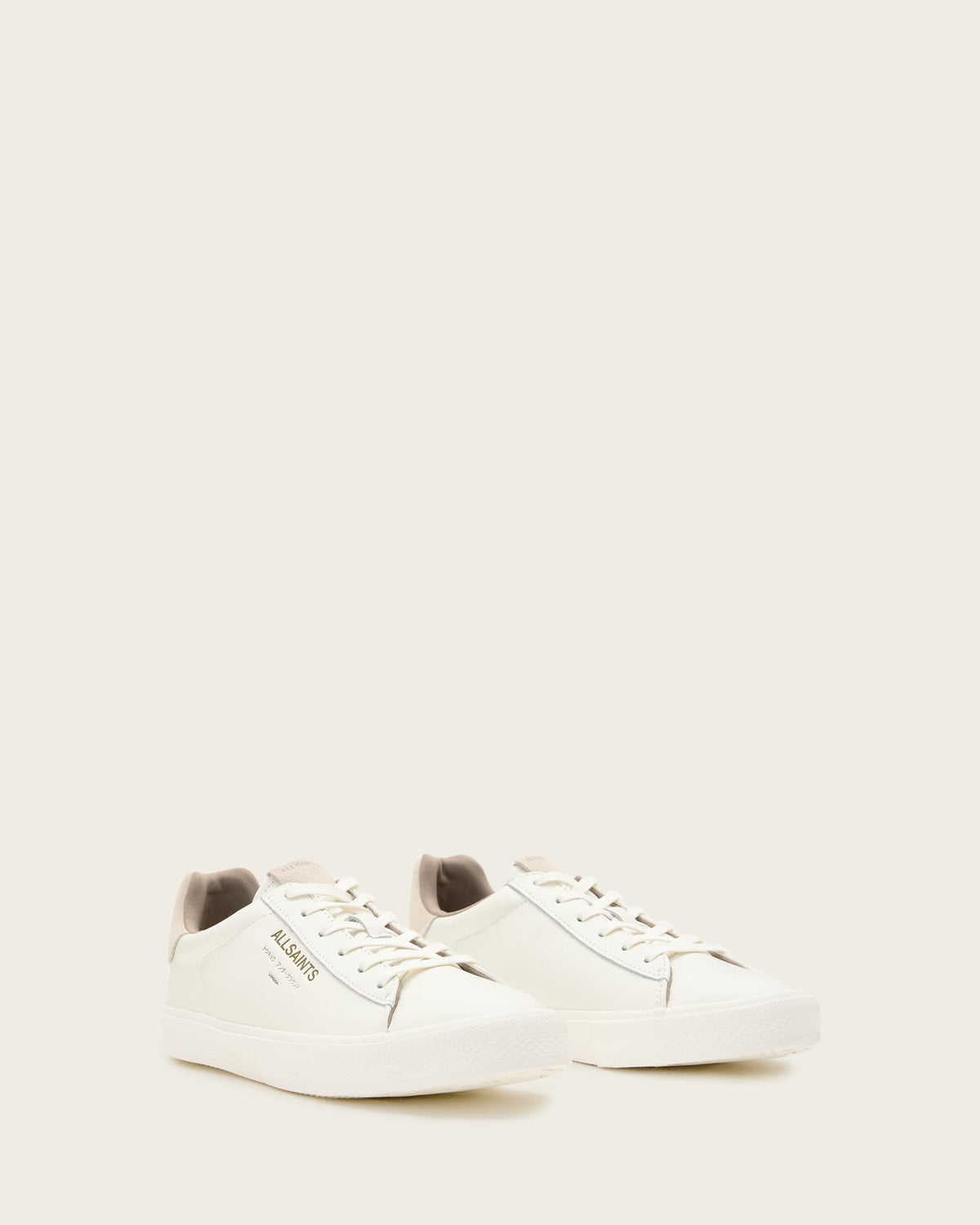 Underground Leather Low Top Trainers WHITE/OFF WHITE