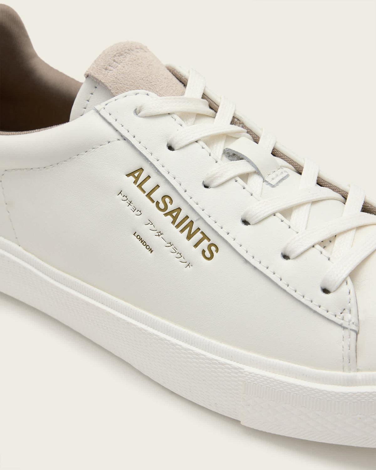 Underground Leather Low Top Trainers WHITE/OFF WHITE