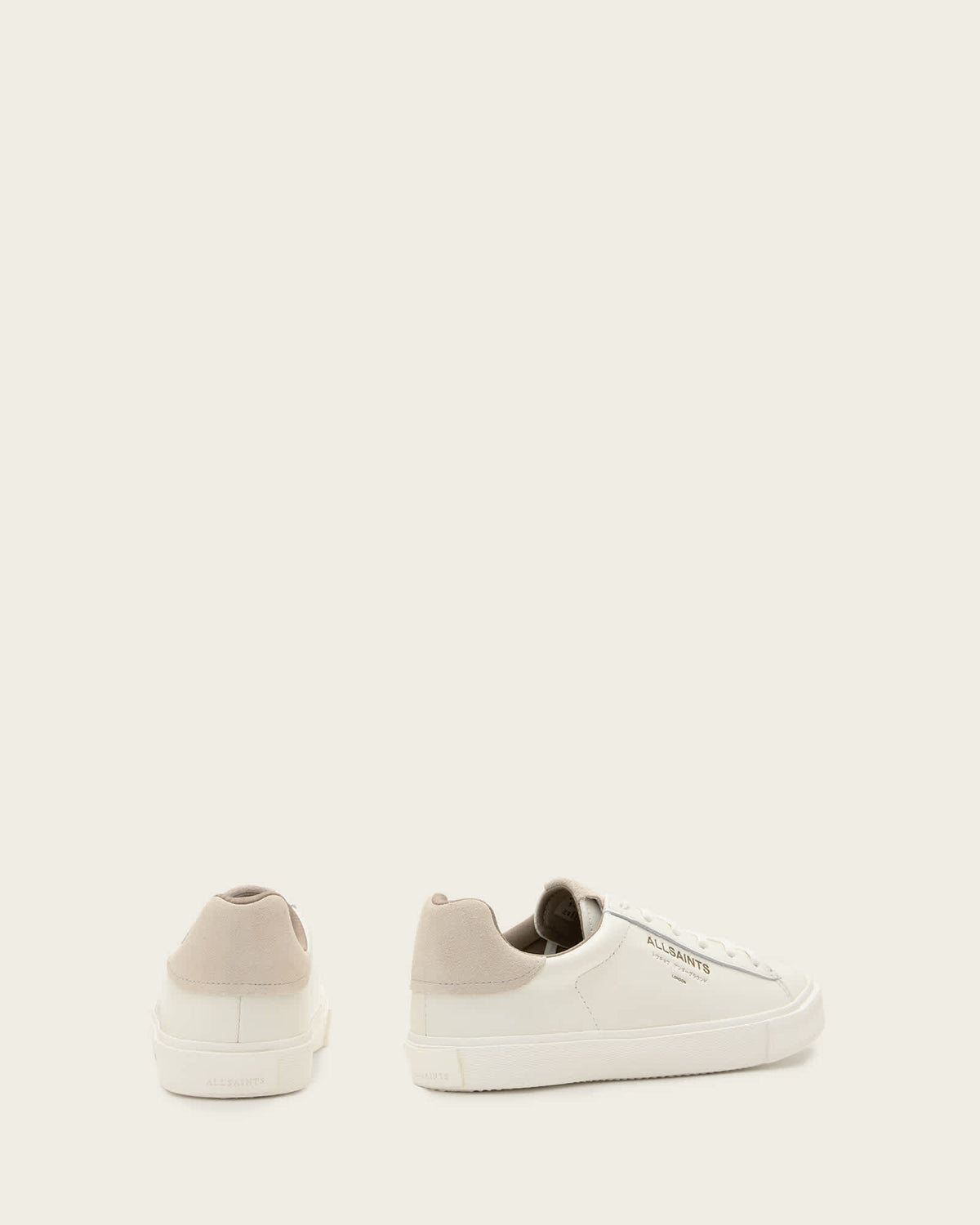 Underground Leather Low Top Trainers WHITE/OFF WHITE