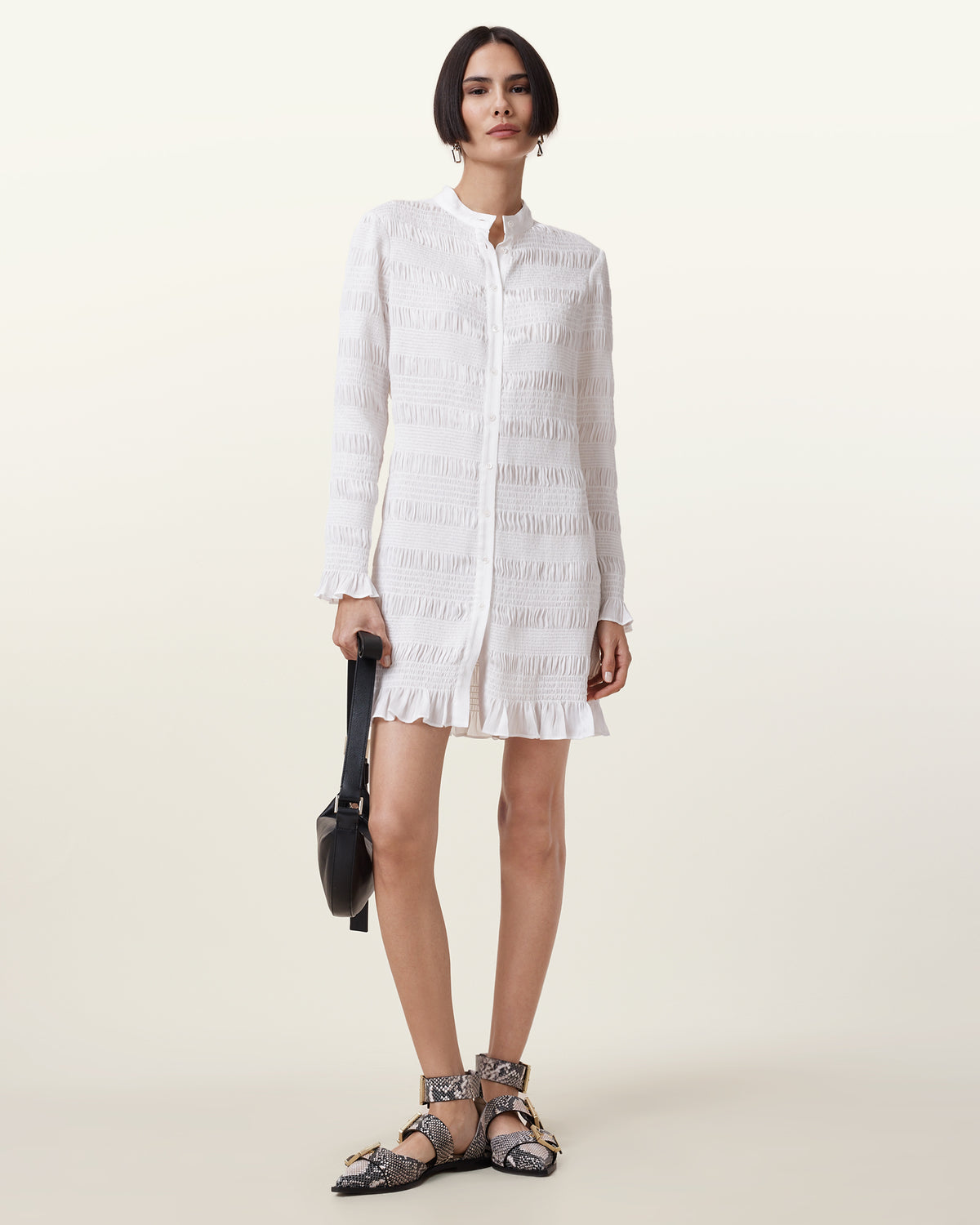 Meg Smocked Mini Dress