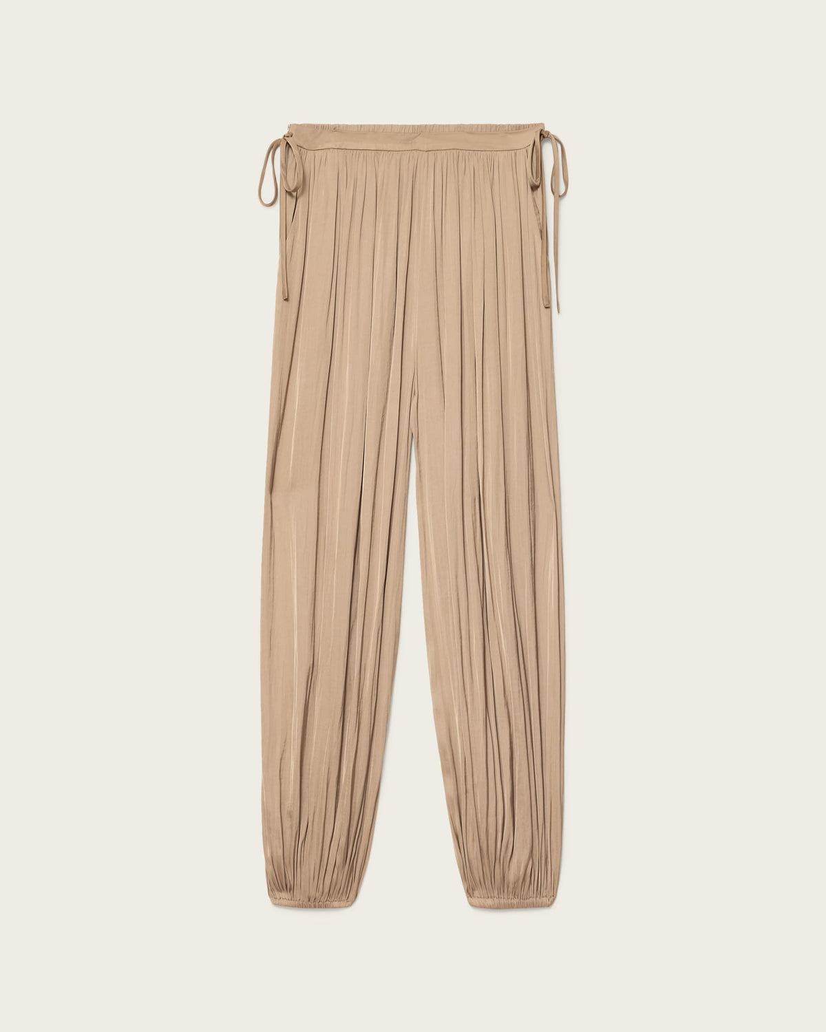 Eshe Loose Fit Satin Trousers PINTO BROWN