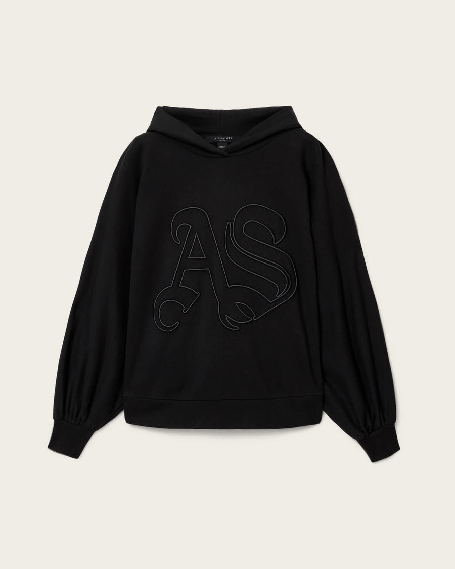 Artia Embos Relaxed Hoodie Black