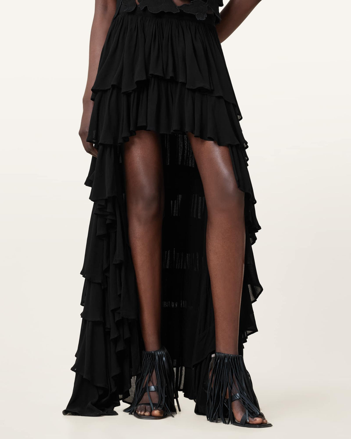 Cavarly Maxi Skirt Black