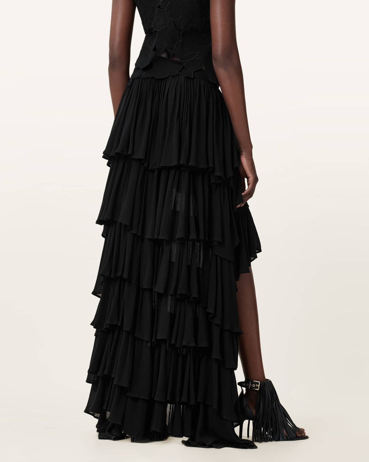 Cavarly Maxi Skirt Black