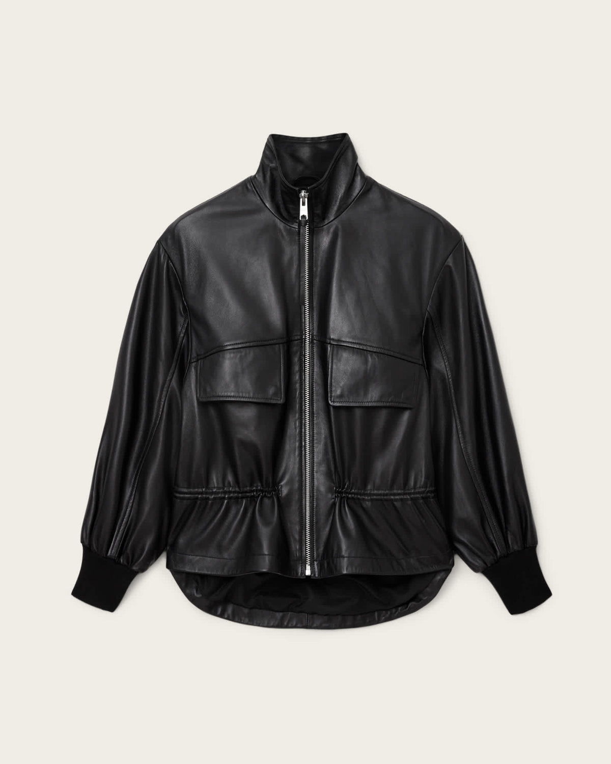 Flor Leather Jacket Black