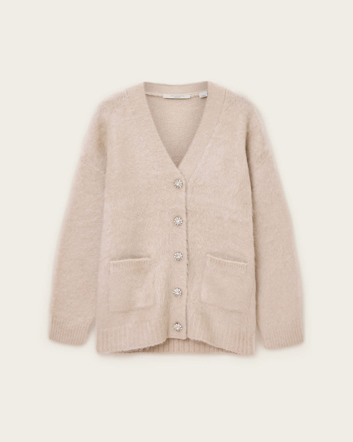Rubi Embellished Cardigan PEARL WHITE