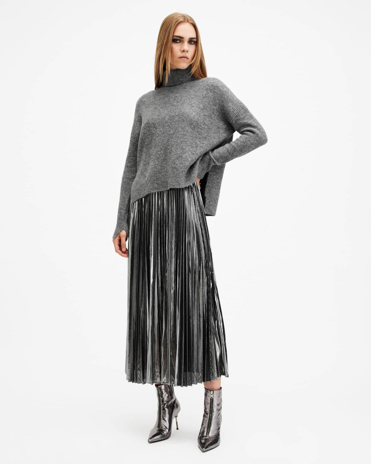 Spark 2-In-1 Maxi Dress Grey Marl/Silver