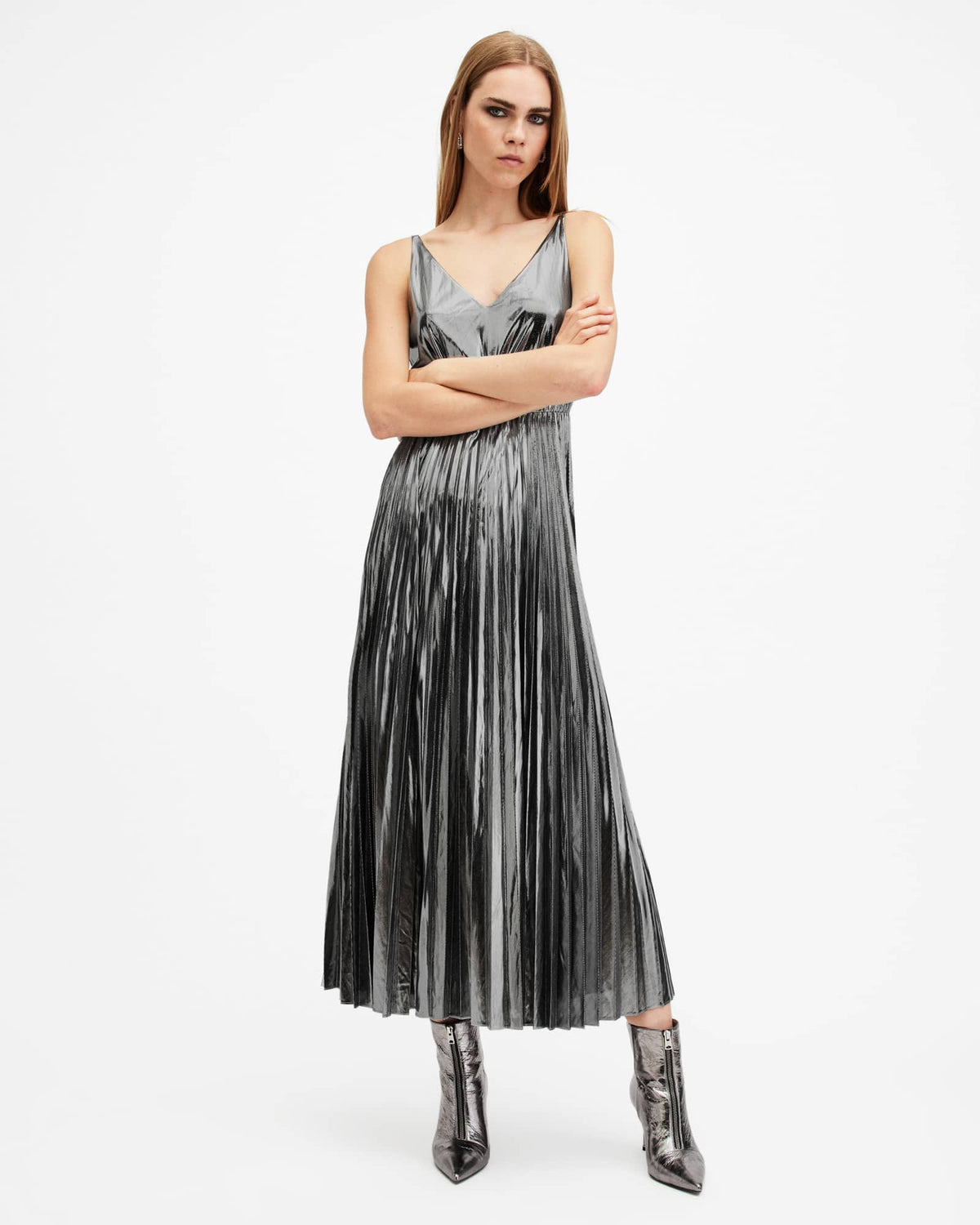 Spark 2-In-1 Maxi Dress Grey Marl/Silver