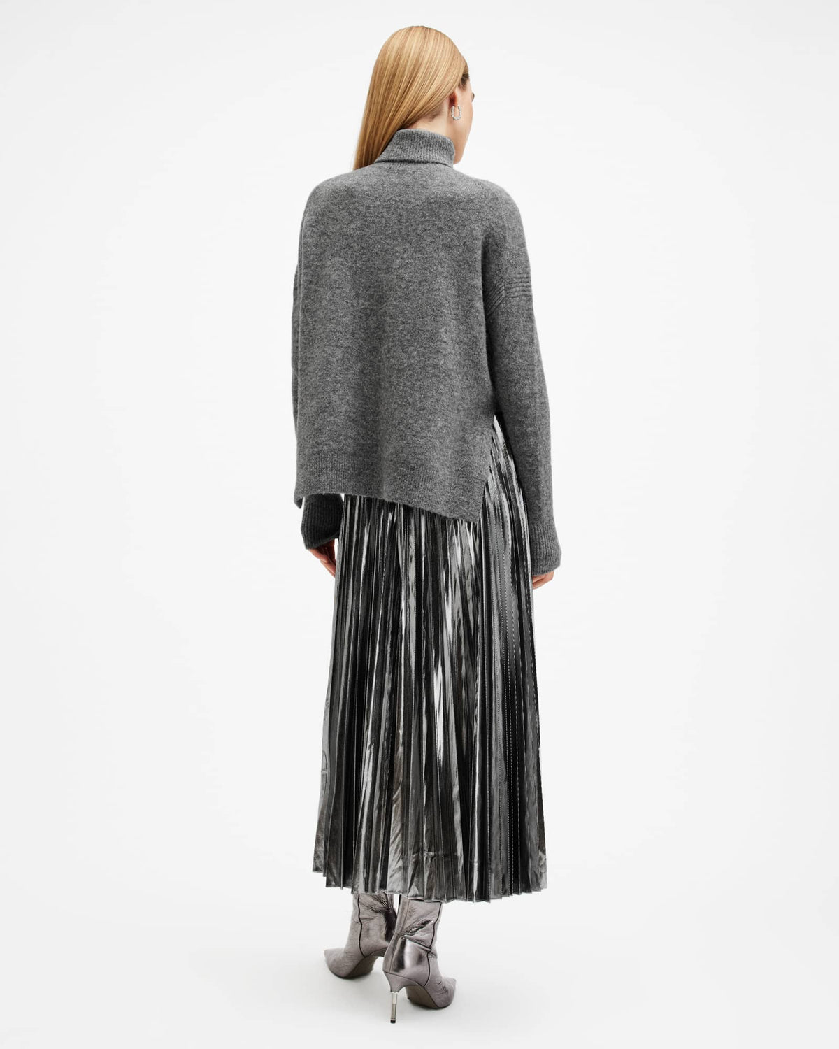 Spark 2-In-1 Maxi Dress Grey Marl/Silver
